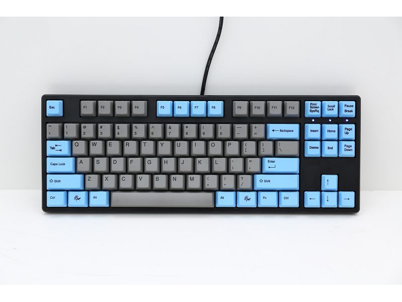 Ducky One 80 Pbt藍灰色鍵帽青軸英文87鍵打字鍵盤