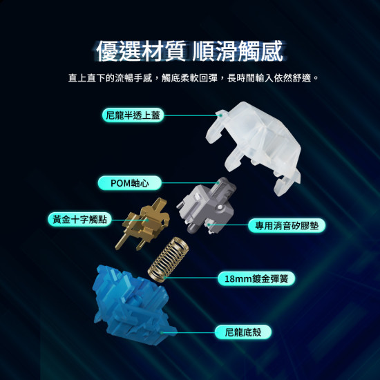 CHERRY MX2A 極光軸罐 CHERRY MX2A 極光軸罐