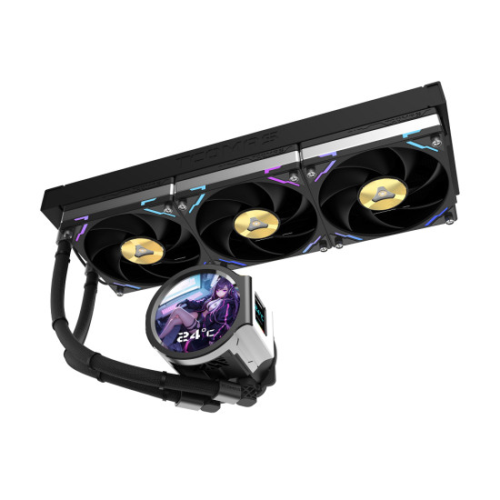 TCOMAS鈦鉭 LX800 PRO 360 磁吸雙螢幕水冷 黑色/白色 TCOMAS鈦鉭 LX800 PRO 360 磁吸雙螢幕水冷 黑色/白色