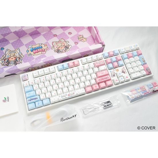 ducky x hololive EN FUWAMOCO 聯名限定版機械鍵盤