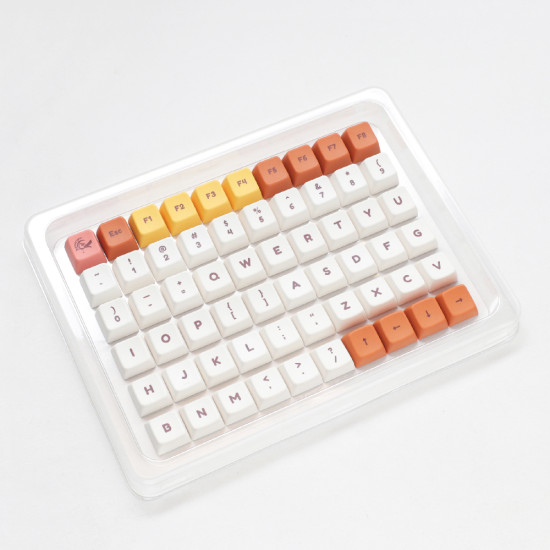 Ducky Daisy 雛菊 132 Key 小全配 熱昇華 PBT MDA 高度 英文鍵帽組