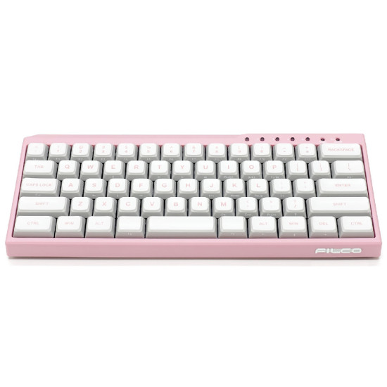 FILCO Majestouch MINILA-R Convertible 茶軸・英文・粉紅