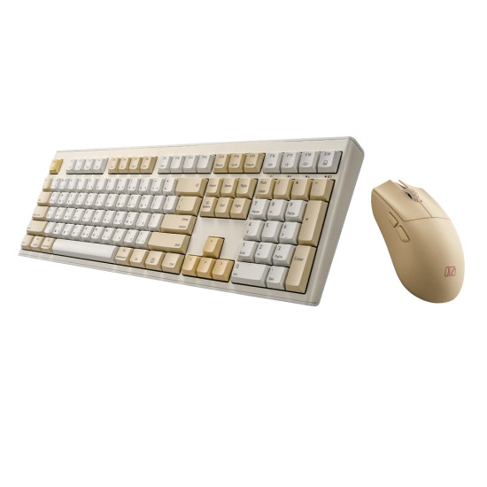 K105RP 鍵鼠組 亞麻晨光