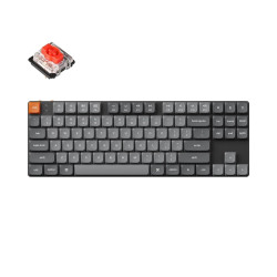 Keychron K1 MAX  LOW PROFILE TKL(RGB/熱插拔/注音版) 紅軸