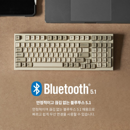 LEOPOLD FC980MBT PD White Two-Tone 復古灰 雙色鍵帽版