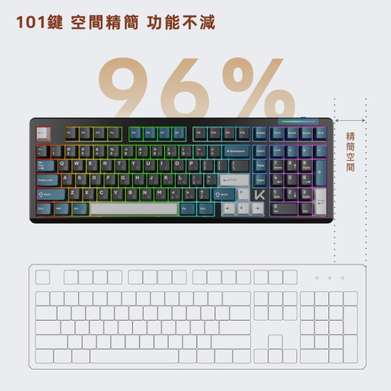 OXOPO KB96 夜空 (贈品:50入軸罐)